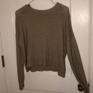 Tan crew neck sweater